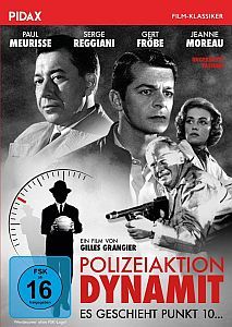 "Polizeiaktion Dynamit" (1957, "chec au Porteur"): Abbildung DVD-Cover mit freundlicher Genehmigung von Pidax-Film, welche den Krimi am 10.03.2023 auf DVD herausbrachte.