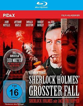 "Sherlock Holmes' grter Fall": Abbildung DVD-Cover mit freundlicher Genehmigung von Pidax-Film, welche den Krimi am 05.12.2024 auf DVD herausbrachte.