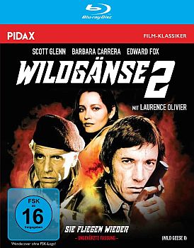 "Die Wildgnse 2: Abbildung DVD-Cover mit freundlicher Genehmigung von Pidax-Film, welche die Produktion Ende Februar 2022 auf DVD herausbrachte