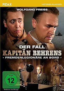 "Der Fall Kapit�n Behrens": Abbildung DVD-Cover mit freundlicher Genehmigung von Pidax Film, welche den Historienkrimi am 22. Mai 2025 auf DVD herausbrachte.