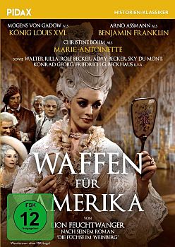 "Waffen fr Amerika": Abbildung DVD-Cover mit freundlicher Genehmigung von Pidax-Film, welche die Literaturadaption am 13.08.2021 auf DVD herausbrachte.