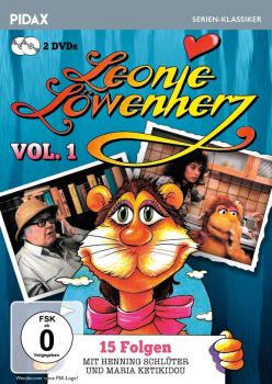 "Leonie Lwenherz": Abbildung DVD-Cover mit freundlicher Genehmigung von Pidax-Film, welche die ersten 15 Folgen der Serie am 24.02.2017 auf DVD herausbrachte.