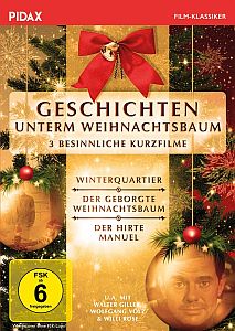 Abbildung DVD-Cover "Geschichten unterm Weihnachtsbaum" mit freundlicher Genehmigung  von Pidax Film, welche die Produktion Ende Oktober 2020  auf DVD herausbrachte.