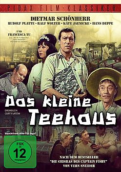 "Das kleine Teehaus": Abbildung DVD-Cover mit freundlicher Genehmigung von Pidax-Film, welche die Produktion am 23.06.2015 auf DVD herausbrachte.