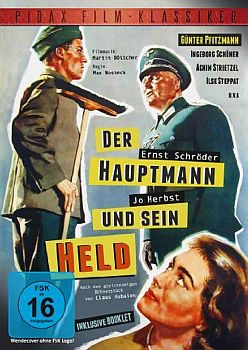 "Der Hauptmann und sein Held": Abbildung DVD-Cover; mit freundlicher Genehmigung  von Pidax-Film, welche die Produktion am 31.10.2013 auf DVD herausbrachte.