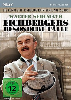 "Eichbergers besondere Flle": Abbildung DVD-Cover mit freundlicher Genehmigung von Pidax-Film, welche die Serie am 14. Juli 2023 auf DVD herausbrachte.