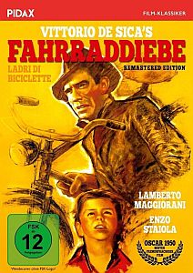 "Fahrraddiebe": Abbildung DVD-Cover mit freundlicher Genehmigung von "PidaxFilm", welche die Produktion am 30.11.20186 auf DVD herausbrachte