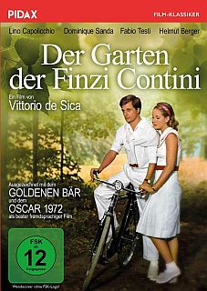 "Der Garten des Finzi Contini": Abbildung DVD-Cover mit freundlicher Genehmigung von "PidaxFilm", welche die die preisgekrnte Literaturverfilmung Ende November 2020 auf DVD herausbrachte