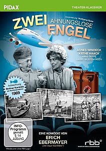 "Zwei ahnungslose Engel": Abbildung DVD-Cover mit freundlicher Genehmigung von Pidax-Film, welche die Komdie am 17.06.2016 auf DVD herausbrachte.