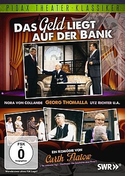 "Das Geld liegt auf der Bank": Abbildung DVD-Cover mit freundlicher Genehmigung von Pidax-Film, welche die Komdie Anfang September 2014 auf DVD herausbrachte.