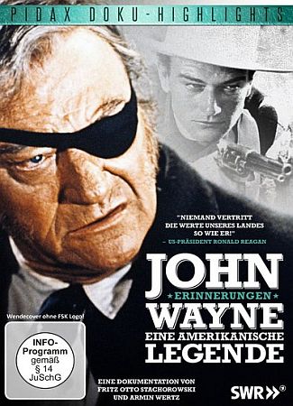 DVD-Cover: John Wayne  Eine amerikanische Legende; Abbildung DVD-Cover mit freundlicher Genehmigung von "Pidax film" 