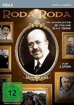 "Roda Roda Geschichten": Abbildung DVD-Cover mit freundlicher Genehmigung von "Pidax Film", welche die Serie  2021 auf DVD herausbrachte