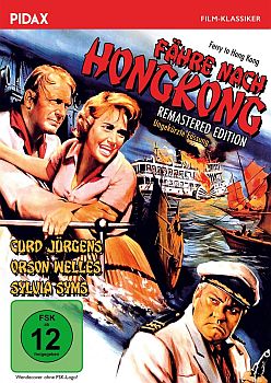"Fhre nach Hongkong": Abbildung DVD-Cover mit freundlicherGenehmigung von "Pidax Film", welche das Abenteuer Ende Juni 2020 auf DVD herausbrachte.