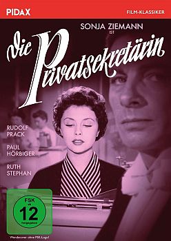 "Die Privatsekretrin": Abbildung DVD-Cover mit freundlicher Genehmigung von Pidax-Film, welche die Produktion Mitte Dezember 2020 auf DVD herausbrachte.