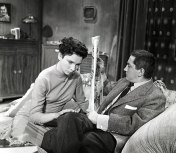Robert Graf und Agnes Fink in "Der schöne Gleichgültige" (1956); Foto mit freundlicher Genehmigung von SWR Media Services; Copyright SWR 