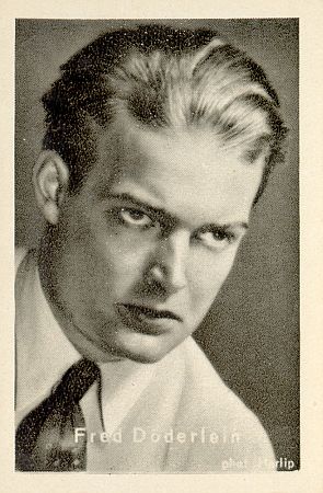 Der Schauspieler Fred Dderlein; Urheber: Gregory Harlip (?1945); Quelle: virtual-history.com; Lizenz: gemeinfrei
