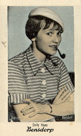 Dolly Haas fotografiert von Alexander Binder (1888–1929) ; Quelle: virtual-history.com; Lizenz: gemeinfrei