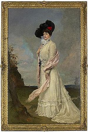 Nellie Melba: �lgem�lde (etwa 1902) von Rupert�C.�W.�Bunny (1864�1947); Quelle: Wikimedia Commons von www.ngv.vic.gov.au; Lizenz: gemeinfrei