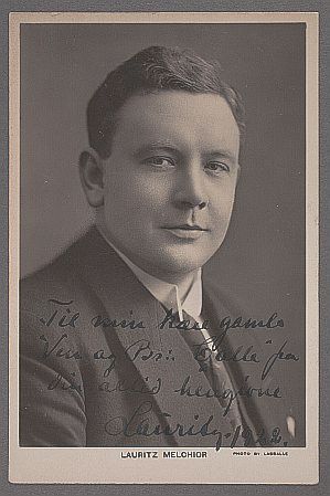 Lauritz Melchior 1930; Quelle: Wikimedia Commons aus der Sammlung der "Schwedischen Literaturgesellschaft in Finnland"; Inventarnummer: 168146698436900 (SLSA 1270_34_foto_1277); Lizenz:�CC BY 4.0