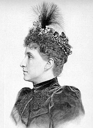 Nellie Melba 1891 (Urheber/Gravur: H. Meyer); Quelle: Wikimedia Commons von Bibliothque nationale de France; Diese Bild- oder Mediendatei ist gemeinfrei, weil ihre urheberrechtliche Schutzfrist abgelaufen ist.