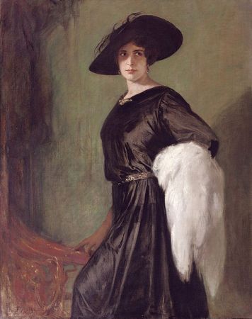 Portrait Hanna Ralph vor 1920 des Malers Friedrich August von Kaulbach (18501920); Quelle: Wikimedia Commons; Lizenz: gemeinfrei
