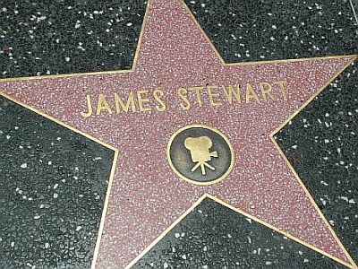 "Stern" für James Stewart auf dem "Hollywood Walk of Fame"; Quelle: Wikimedia Commons; Urheber: CChen; Lizenz: CC BY-SA 3.0 Deed