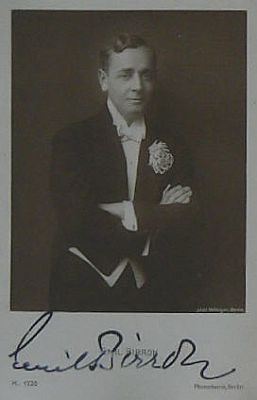 Emil Birron fotografiert von Wilhelm Willinger (1879  1943); Quelle: www.cyranos.ch