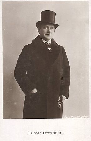 Rudolf Lettinger fotografiert von Wilhelm Willinger (18791943); Quelle: kulturpool.at von theatermuseum.at (Inventarnummer: FS_PP230267alt); Lizenz: CC BY-NC-SA 4.0