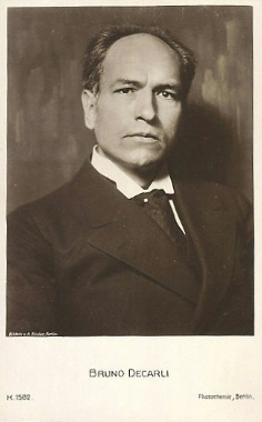 Bruno Decarli vor 1929; Urheber: Alexander Binder (18881929); Quelle: www.cyranos.ch; Lizenz: gemeinfrei