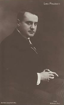 Leo Peukert fotografiert von Wilhelm Willinger (1879  1943); Quelle: www.cyranos.ch