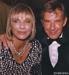 Judy Winter 1987 mit EhemannRolfKühn; Copyright Vitginia Shue